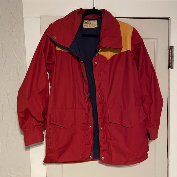 Vintage Nylon/Leather Rancher Jacket - Picture 1 of 5